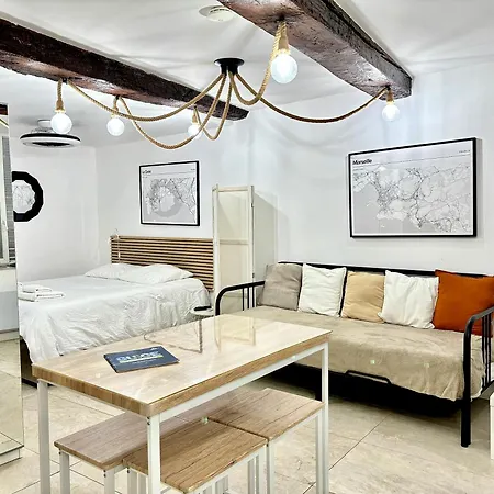 7b Loft - 4 Pers - 3 Etoiles - Clim - 1 Mn Vieux Port - Lc13 *